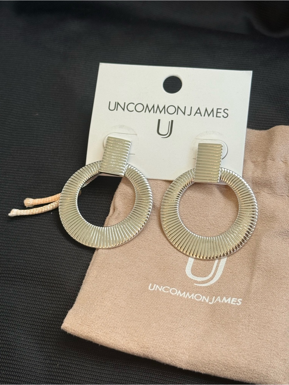 New Uncommon James Luna earrings - silver metal